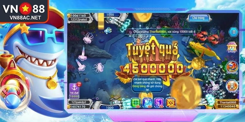 Bắn Cá Ngọc Rồng VN88 Hướng Dẫn Săn Cá Trăm Trận Trăm Thắng 2 Âm thanh bắn cá ngọc rồng VN88 chân thực