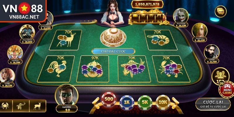 Bầu Cua VN88 Khám phá trò chơi dân gian hấp dẫn và kịch tính 3 Cửa cược tam bảo